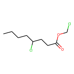 Chloromethyl 4-chloro-octanoate