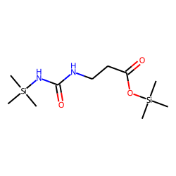 3-Ureidopropionic acid, N-trimethylsilyl-, trimethylsilyl ester