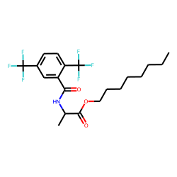 D-Alanine, N-(2,5-ditrifluoromethylbenzoyl)-, octyl ester