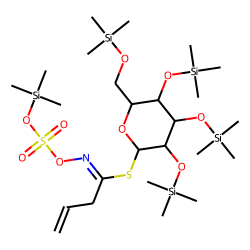 Allyl glucosinolate, TMS