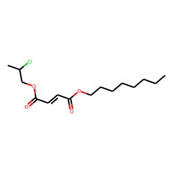 Fumaric acid, 2-chloropropyl octyl ester