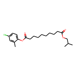 Sebacic acid, 4-chloro-2-methylphenyl isobutyl ester