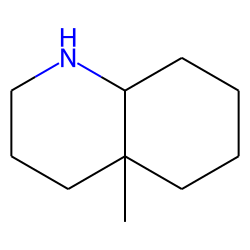 trans-Decahydroquinoline, 10-methyl
