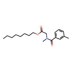 Sarcosine, N-(3-methylbenzoyl)-, octyl ester