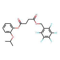 Succinic acid, 2-isopropoxyphenyl pentafluorobenzyl ester