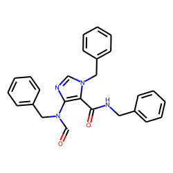 Imidazole-5-formamide, n,1-dibenzyl-4-(n-benzylformamido)-