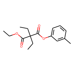 Diethylmalonic acid, ethyl 3-methylphenyl ester