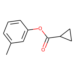 Cyclopropanecarboxylic acid, 3-methylphenyl ester