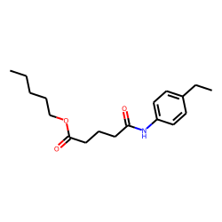 Glutaric acid, monoamide, N-(4-ethylphenyl)-, pentyl ester