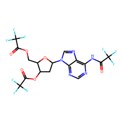 2'-Deoxyadenosine, N,O,O'-tris(trifluoroacetyl)-