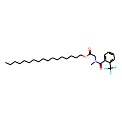 Sarcosine, N-(2-trifluoromethylbenzoyl)-, heptadecyl ester
