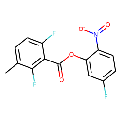 2,6-Difluoro-3-methylbenzoic acid, 2-nitro-5-fluorophenyl ester