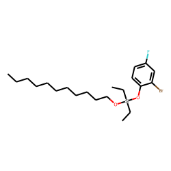 Silane, diethyl(2-bromo-4-fluorophenoxy)undecyloxy-