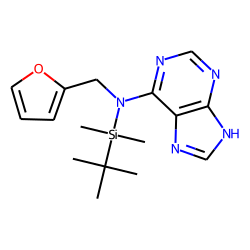 N-(2-Furylmethyl)-N-tert-butyldimethylsilyl-9H-purin-6-amine