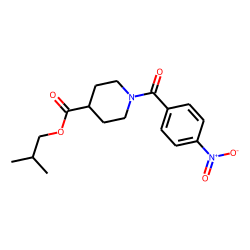 Isonipecotic acid, N-(4-nitrobenzoyl)-, isobutyl ester