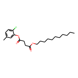 Succinic acid, 2-chloro-5-methylphenyl undecyl ester