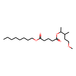 Glutaric acid, 5-methoxy-3-methylpent-2-yl octyl ester