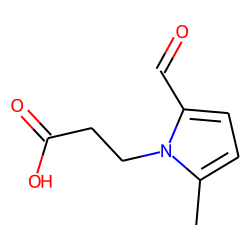 Propanoic acid, 3-[N-(2-formyl-5-methyl-1-pyrrolyl)]