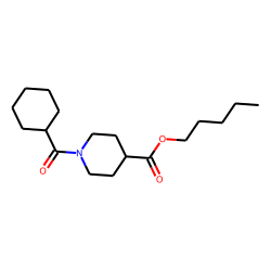 Isonipecotic acid, N-(cyclohexylcarbonyl)-, pentyl ester