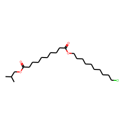 Sebacic acid, 10-chlorodecyl isobutyl ester