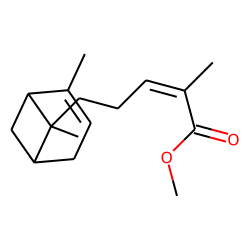 Methyl (E)-trans-«alpha»-bergamota-2,10-dien-12-oate
