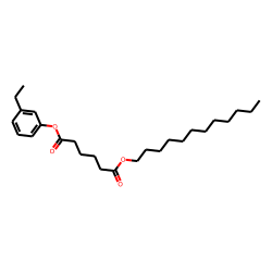 Adipic acid, dodecyl 3-ethylphenyl ester
