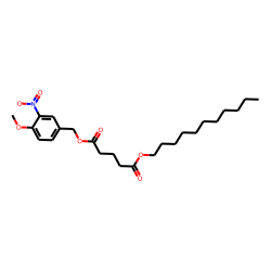 Glutaric acid, 3-nitro-4-methoxybenzyl undecyl ester