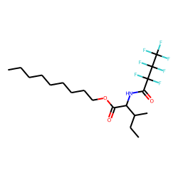 l-Isoleucine, n-heptafluorobutyryl-, nonyl ester