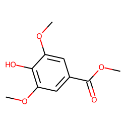 Benzoic acid, 4-hydroxy-3,5-dimethoxy-, methyl ester