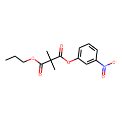 Dimethylmalonic acid, 3-nitrophenyl propyl ester