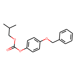 Carbonic acid, isobutyl 4-benzyloxyphenyl ester