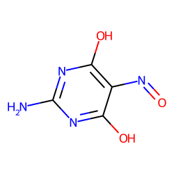 4,6-Pyrimidinediol, 2-amino-5-nitroso-