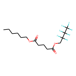 Glutaric acid, 2,2,3,3,4,4,4-heptafluorobutyl hexyl ester