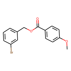 4-Methoxybenzoic acid, 3-bromobenzyl ester