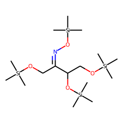 L-(+)-Erythrulose, tris(trimethylsilyl) ether, trimethylsilyloxime (isomer 2)