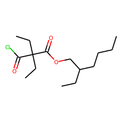 Diethylmalonic acid, monochloride, 2-ethylhexyl ester