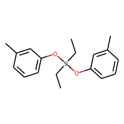 Silane, diethyldi(3-methylphenoxy)-