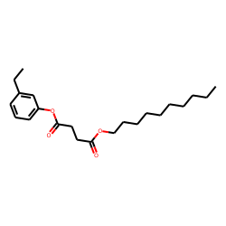 Succinic acid, decyl 3-ethylphenyl ester