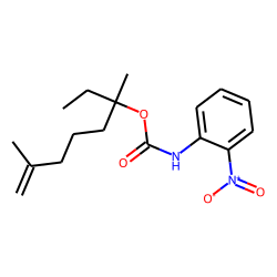 O-nitro carbanilic acid, 7,8-dihydrolinalyl ester