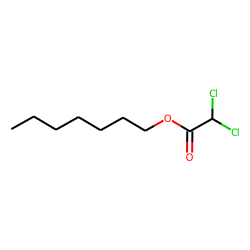 Acetic acid, dichloro-, heptyl ester