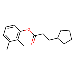 3-Cyclopentylpropionic acid, 2,3-dimethylphenyl ester