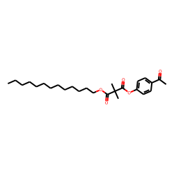 Dimethylmalonic acid, 4-acetylphenyl tridecyl ester