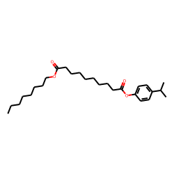 Sebacic acid, 4-isopropylphenyl octyl ester