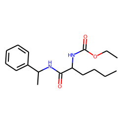 D-Norleu, N-ethoxycarbonyl, (S)-1-phenylethylamide