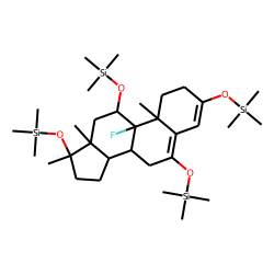 6«beta»-Hydroxy-Fluoxymesterone, tetra-TMS (3,5-diene)