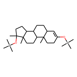 17-«alpha»-Hydroxy-17-«beta»-methyl-5-«beta»-androstan-3-one, per-TMS