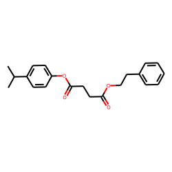 Succinic acid, phenethyl 4-isopropylphenyl ester
