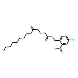 Glutaric acid, 2-nitro-4-chlorobenzyl octyl ester