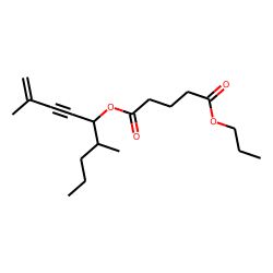 Glutaric acid, 2,6-dimethylnon-1-en-3-yn-5-yl propyl ester