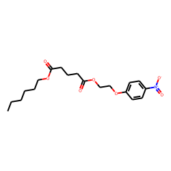 Glutaric acid, hexyl 2-(4-nitrophenoxy)ethyl ester